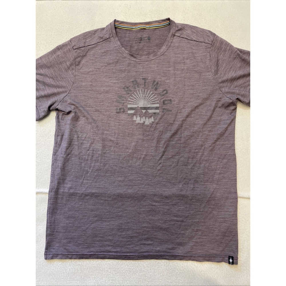 Smartwool Merino 150 Base Layer T Shirt Mens Size Large Logo Stretch Hiking